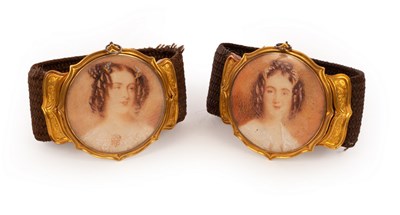 Lot 229 - Alfred Edward Chalon/Portrait Miniatures of...