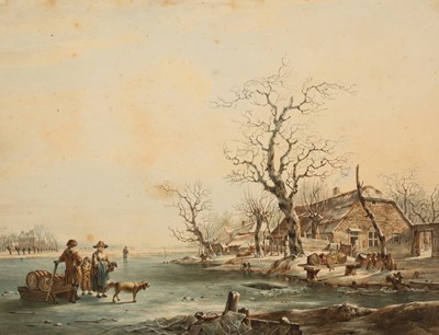 Lot 264 - Jacob Van Strij (1756-1815)/Winter...