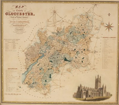 Lot 281 - C and J Greenwood/Map of the County of...