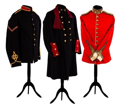 Lot 334 - A Loyal Regiment (North Lancashire) uniform...