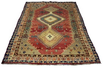 Lot 540 - A Shiraz rug, 300cm x 160cm