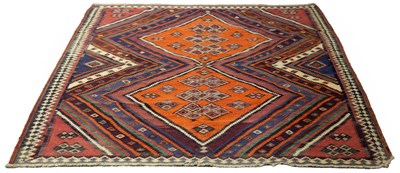 Lot 548 - A South West Persian Qashgai kilim, 245cm x 185cm