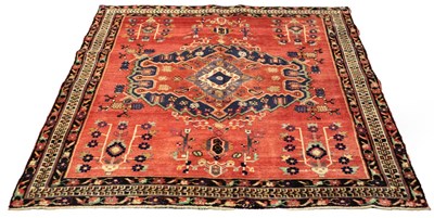 Lot 550 - A North West Persian Afshar rug, 198cm x 158cm