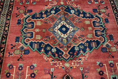 Lot 550 - A North West Persian Afshar rug, 198cm x 158cm