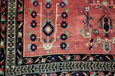 Lot 550 - A North West Persian Afshar rug, 198cm x 158cm