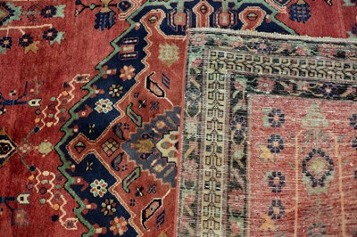 Lot 550 - A North West Persian Afshar rug, 198cm x 158cm