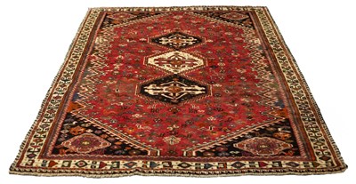 Lot 553 - A South West Persian Qashgai carpet, 258cm x...