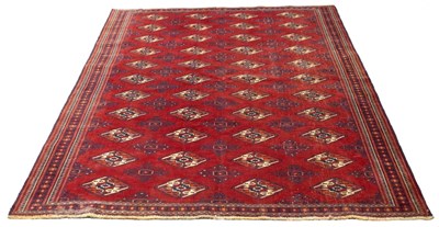 Lot 554 - A North East Persian Turkoman carpet, 270cm x...