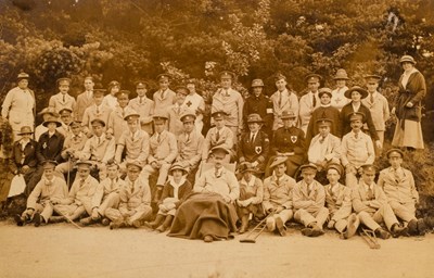 Lot 598 - Cheshire World War I. Two photograph albums...