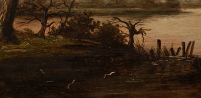 Lot 12 - Manner of Salomon van Ruysdael/River...
