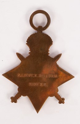 Lot 145 - A group of three World War I medals, 1914 Star...