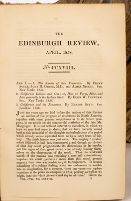 Lot 197 - The Edinburgh Review, 8vo, 17 volume broken...