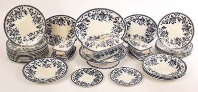 Lot 278 - A Wedgwood Indiana pattern part dinner service...