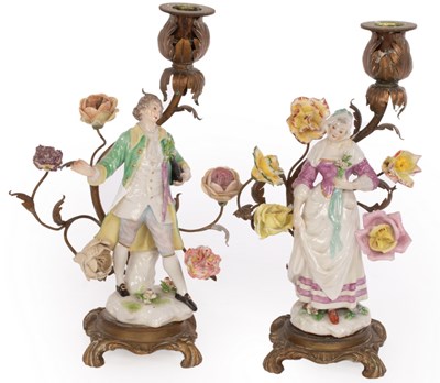 Lot 288 - A pair of late 19th Century Continental...