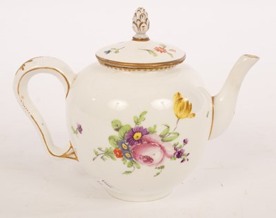 Lot 299 - A Paris Queen's factory teapot and cover...