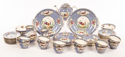 Lot 304 - A Booths Mosaic panel pattern tea set...