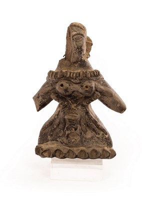 Lot 336 - A Gandhara Grey Schist figure of a semi-clad...