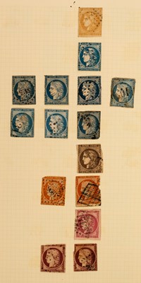 Lot 454 - France: Album from early imperforate...