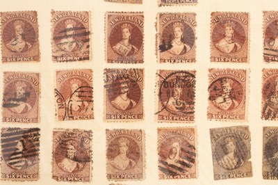 Lot 474 - New Zealand: QV ''Chalon Head'' used...