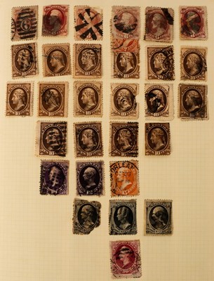 Lot 485 - USA: In 2 large albums with mint & used...