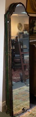 Lot 574 - A triple-fold, three-panel mirror screen with...