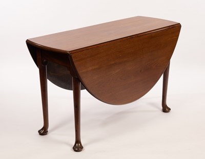 Lot 579 - A 19th Century mahogany two-flap table, the...