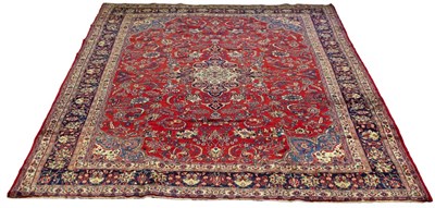 Lot 645 - A Kashan carpet, Central Persia, third quarter...