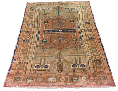 Lot 655 - A North West Persian Malayer rug, 247cm x 115cm