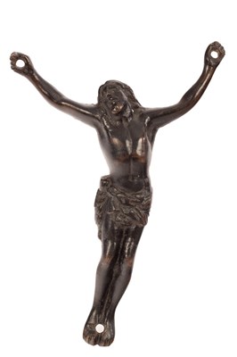 Lot 690 - A Baroque bronze figure, Christo Vivo, 22cm x...