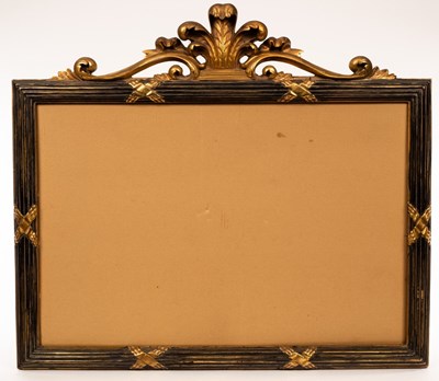 Lot 714 - A black and gold coloured picture frame with...