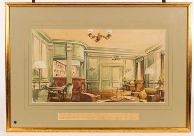 Lot 585 - Early 20th Century/Design for the KSC Club...