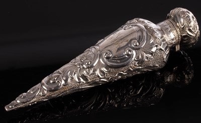 Lot 20 - A Victorian silver scent bottle, H & A,...