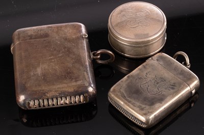 Lot 31 - An Edwardian silver vesta case, Samuel Mordan...