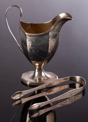 Lot 60 - A George III silver cream jug, Peter & Ann...