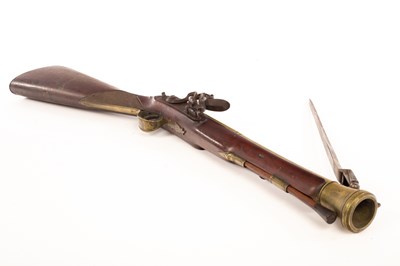 Lot 465 - An 18th Century flintlock blunderbuss by...