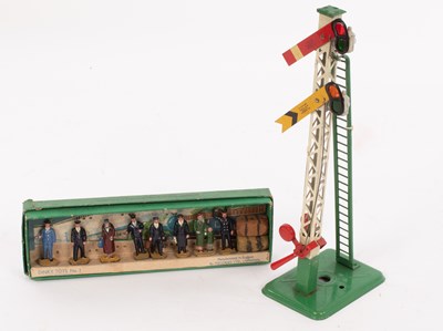 Lot 469 - A Hornby series No. 2 double arm signal, in...