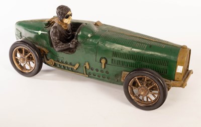 Lot 470 - A fibreglass model of a 1930s Bugatti racing...