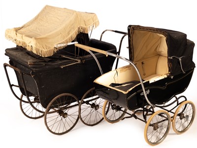 Lot 510 - A vintage Marmet pram and another vintage pram