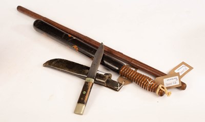 Lot 526 - A Bergans Slirkniv with leather sheath, an...