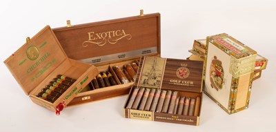 Lot 641 - An assortment of 60+ incomplete cigars to...