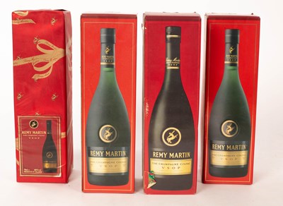 Lot 665 - Cognac Remy Martin V.S.O.P, four boxed 70cl...