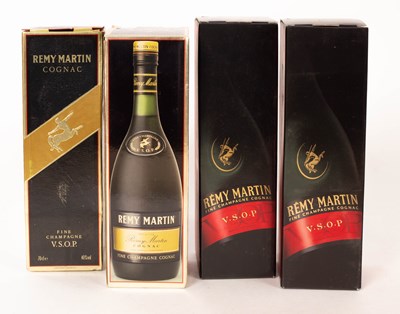 Lot 667 - Cognac Remy Martin V.S.O.P, four 70cl bottles...