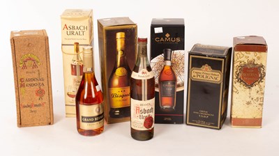 Lot 674 - Cognac and Brandy, eight bottles including;...