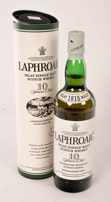 Lot 683 - Whisky, Laphroaig 10 year old, 70cl bottle in...