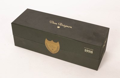 Lot 691 - Champagne, Dom Perignon vintage 1998 in a...