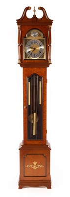 Lot 706 - A reproduction longcase clock, 210cm high