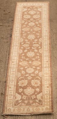 Lot 755 - An Eastern runner, 352cm x 81cm/Provenance:...