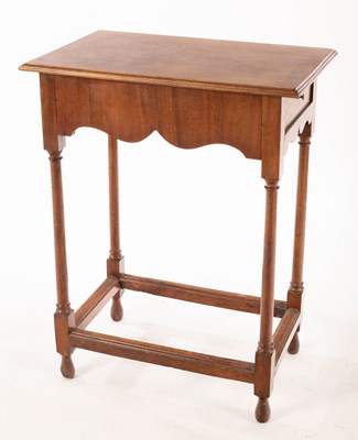 Lot 809 - An early 18th Century walnut side table,...