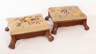 Lot 873 - A pair of late 19th Century mahogany...