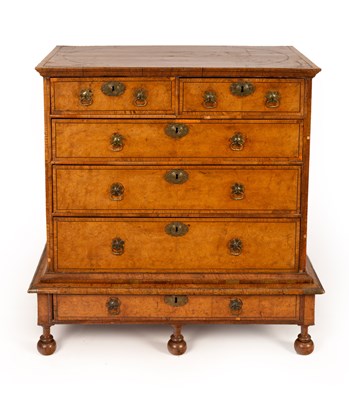 Lot 880 - An 18th Century South European walnut chest...